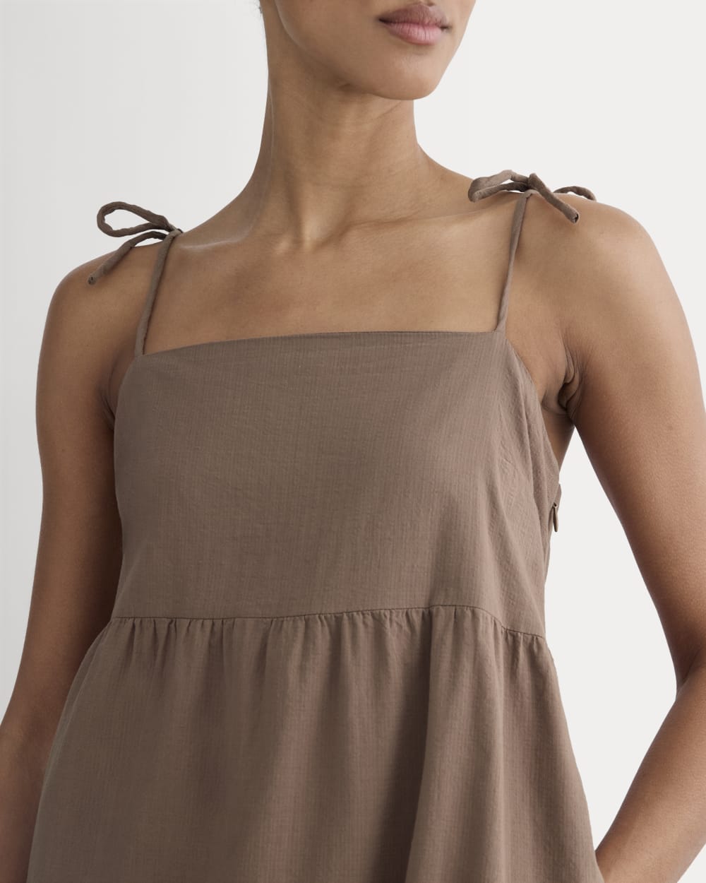 womens-gauze-mini-tiered-dress-mocha