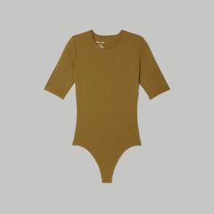 womens-ss-crew-bodysuit-thong-tapenade | alt