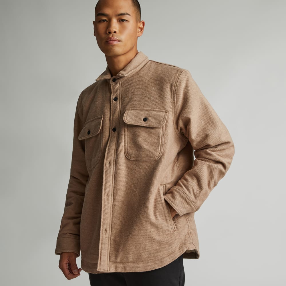 mens-fleece-lined-overshirt-mushroom | primary