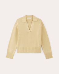 womens-cotton-boxy-polo-parsnip | alt