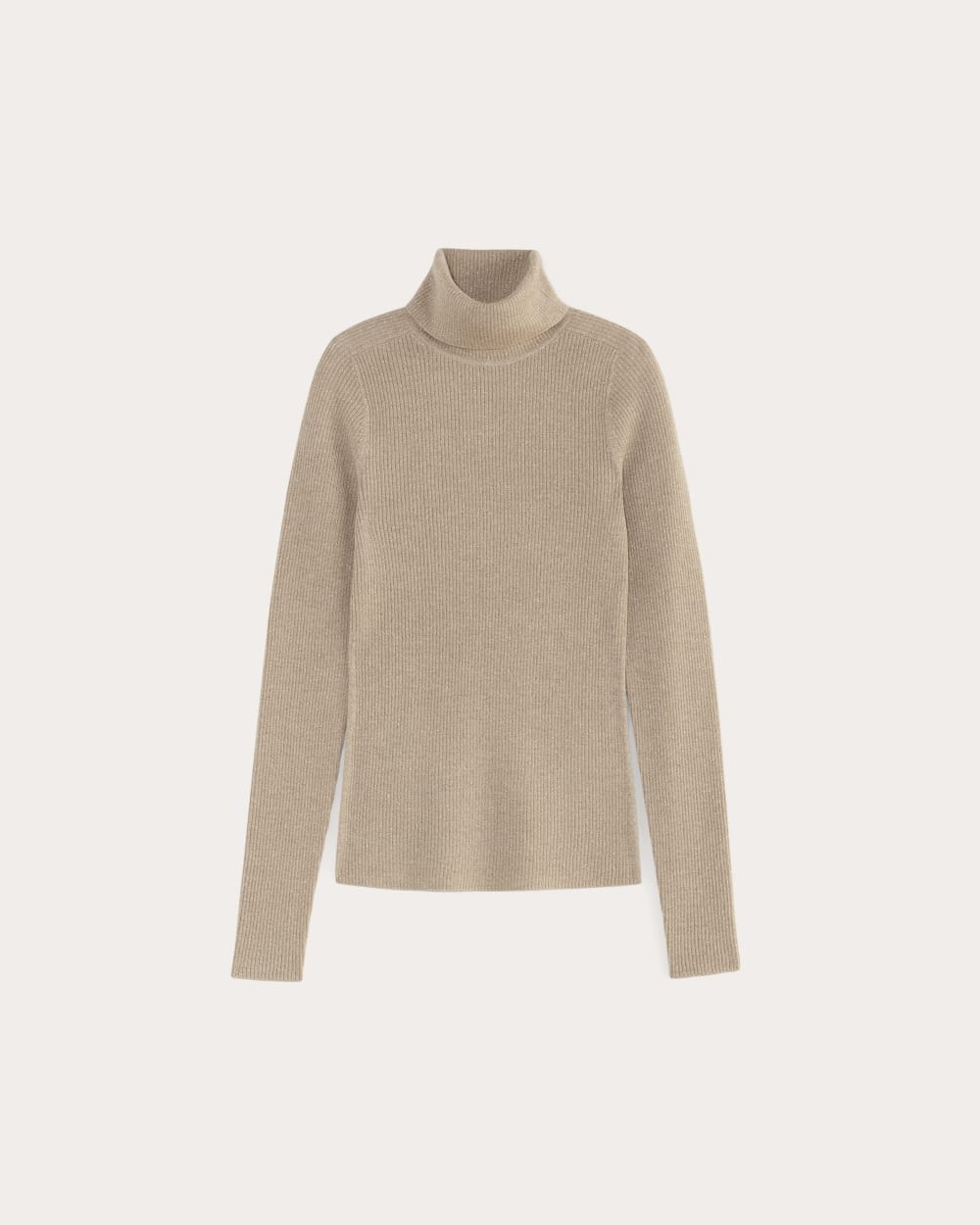 womens-ribbed-turtleneck-ultrasoft-merino-gold | alt