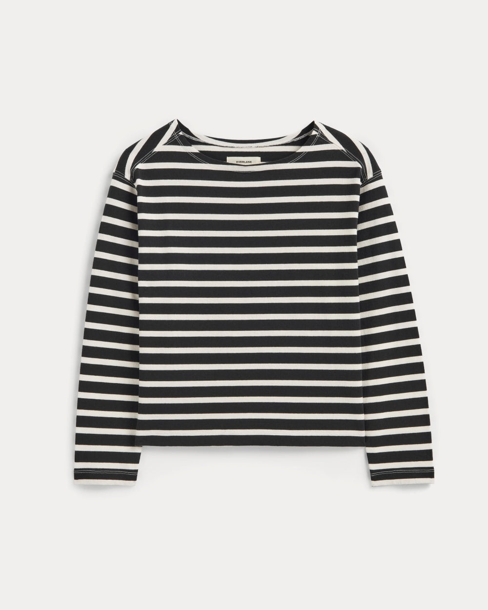 womens-modern-breton-tee-black-bone | alt