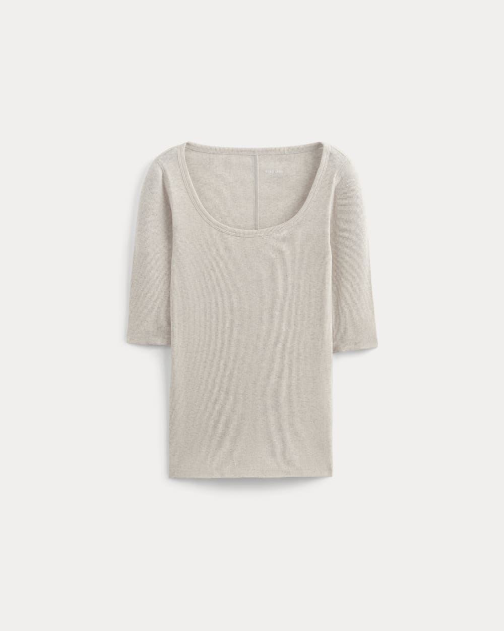 womens-luxe-supima-micro-rib-scoop-neck-heathered-oat | alt