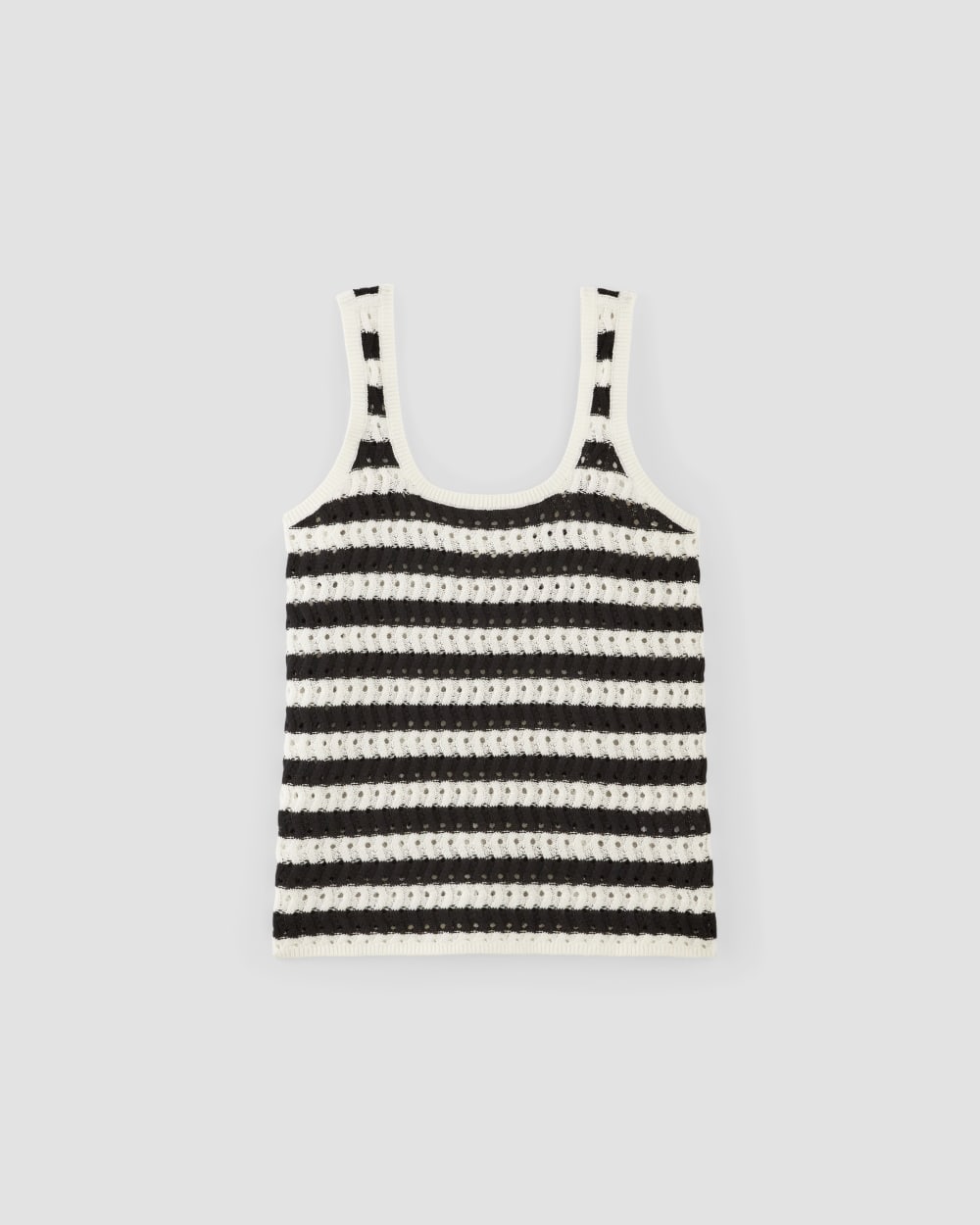 womens-crochet-tank-bone-black | alt