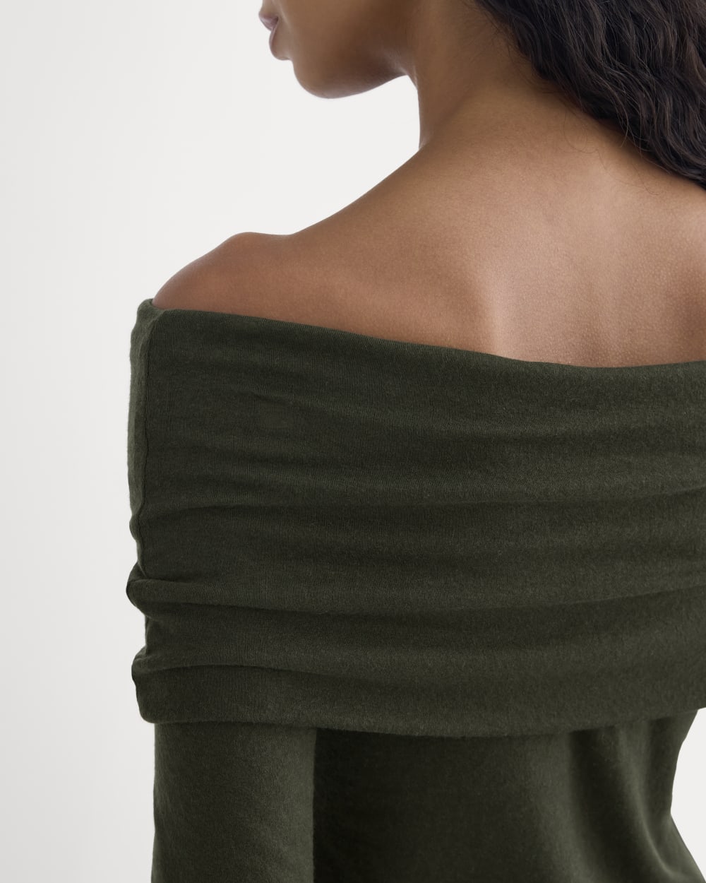 womens-off-shoulder-top-butterluxe-dark-green