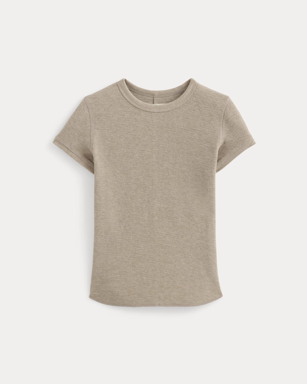 womens-shrunken-tee-in-cozy-waffle-heathered-oatmeal | alt
