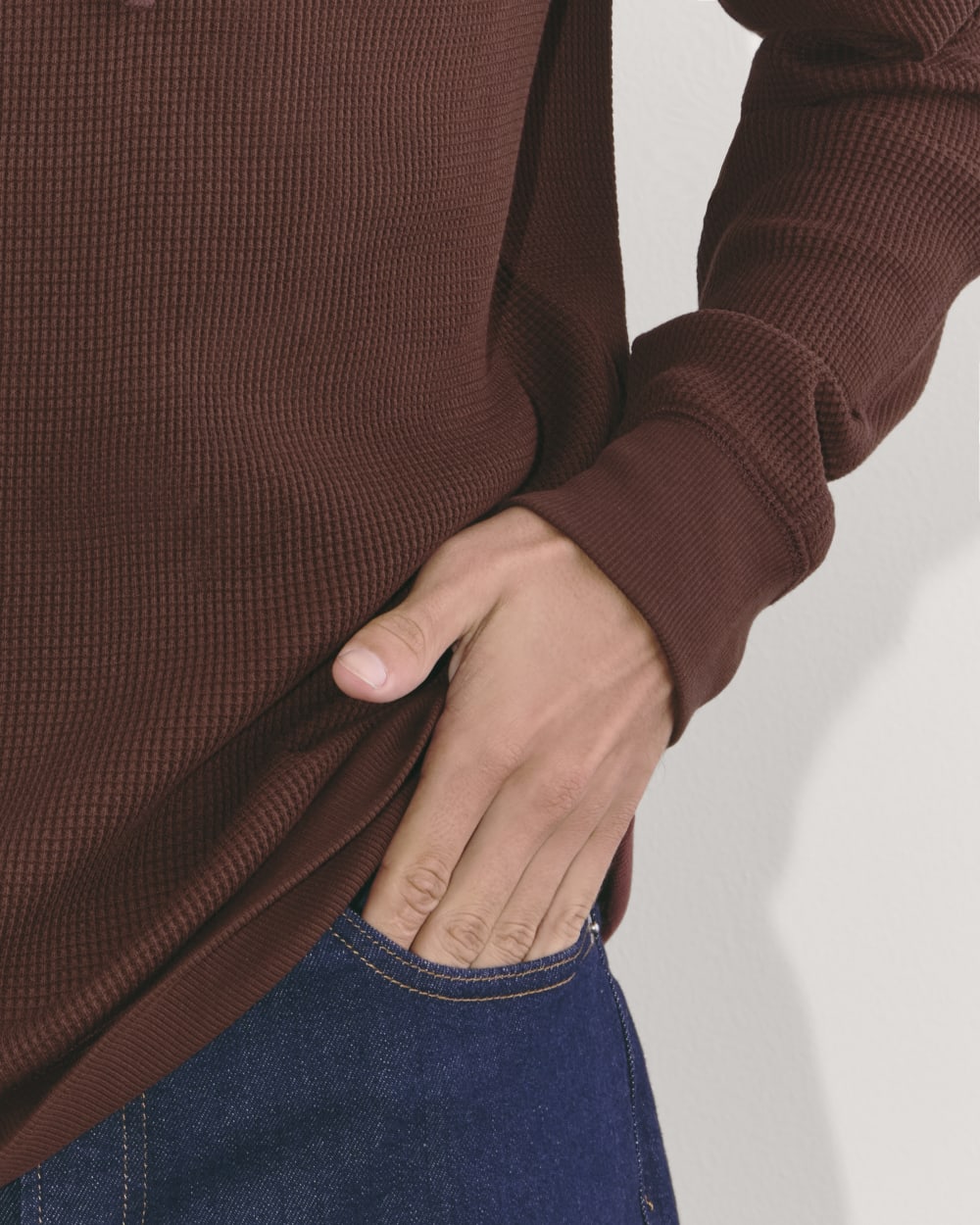 mens-waffle-hoodie-dark-mahogany