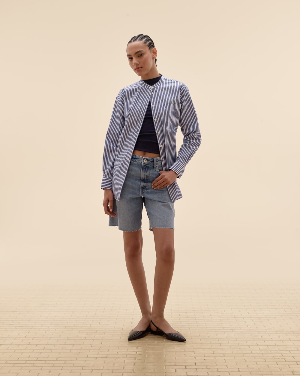 womens-luxe-supima-micro-rib-funnel-neck-tank-navy