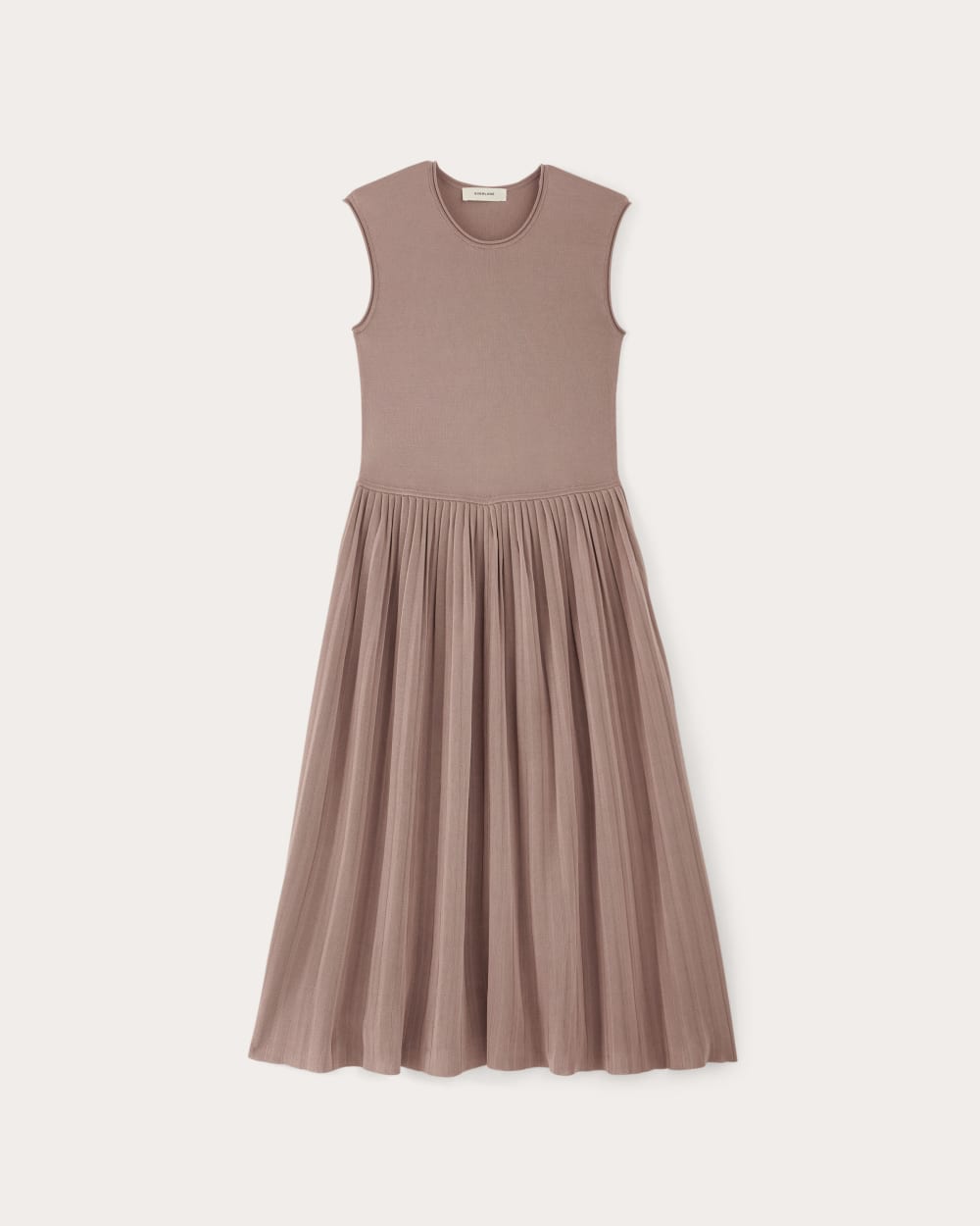 womens-viscose-knit-pleated-dress-dusty-rose | alt