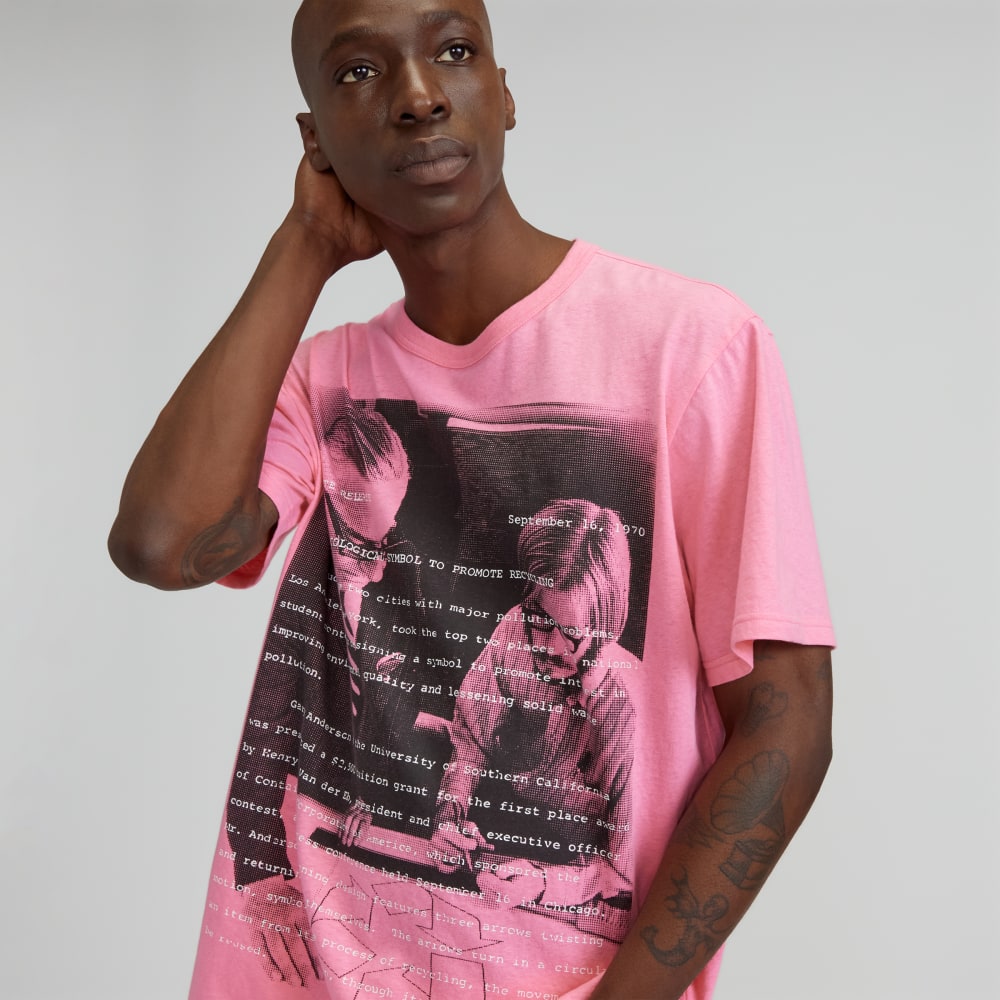 unisex-everyone-recycled-graphic-tee-carnation-pink