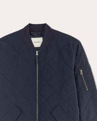 mens-diamond-quilt-bomber-navy | alt