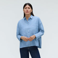 womens-boxy-shirt-oxford-rechambray | primary