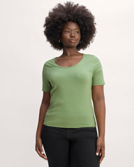 womens-supima-form-scoop-neck-tee-jade-green