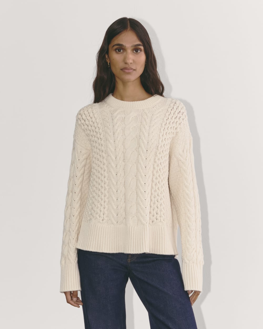 womens-organic-cotton-cable-crew-sweater-canvas | primary