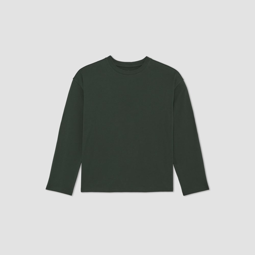 womens-organic-ctn-relaxed-ls-tee-scarab | alt