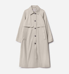 womens-long-mac-coat-stone | alt