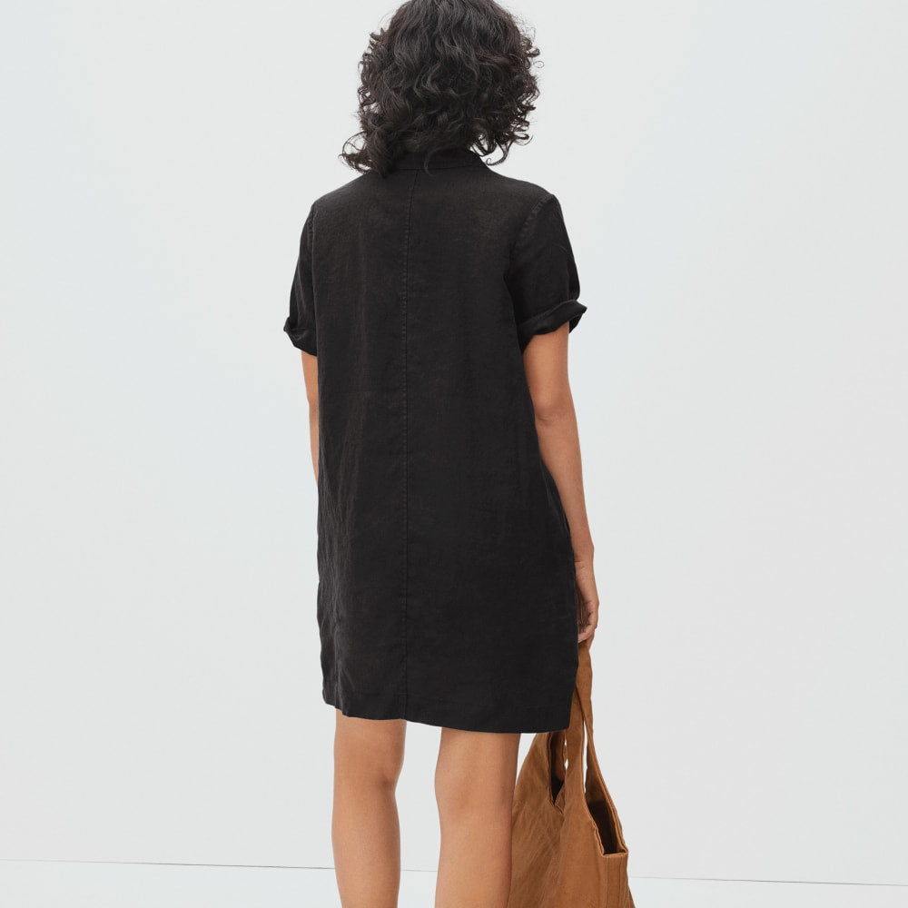 womens-linen-workwear-dress-black