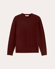 mens-cashmere-crew-heather-wine | alt