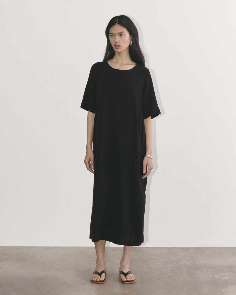 womens-tencel-muscle-tee-dress-black