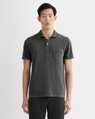 mens-essential-organic-dyed-polo-black | primary