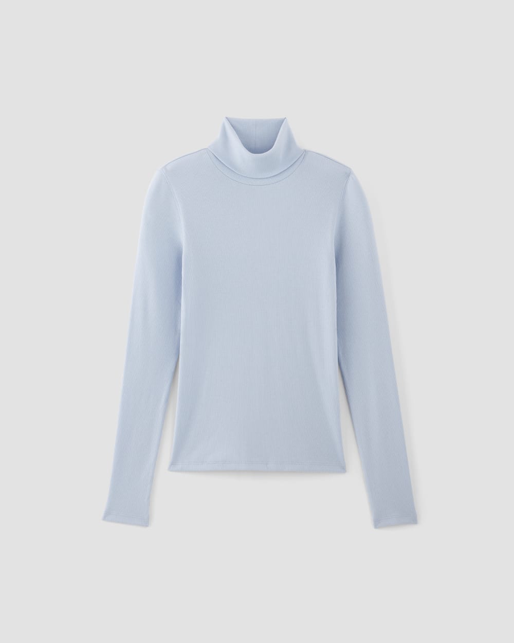 womens-supima-rib-turtleneck-chambray-blue | alt