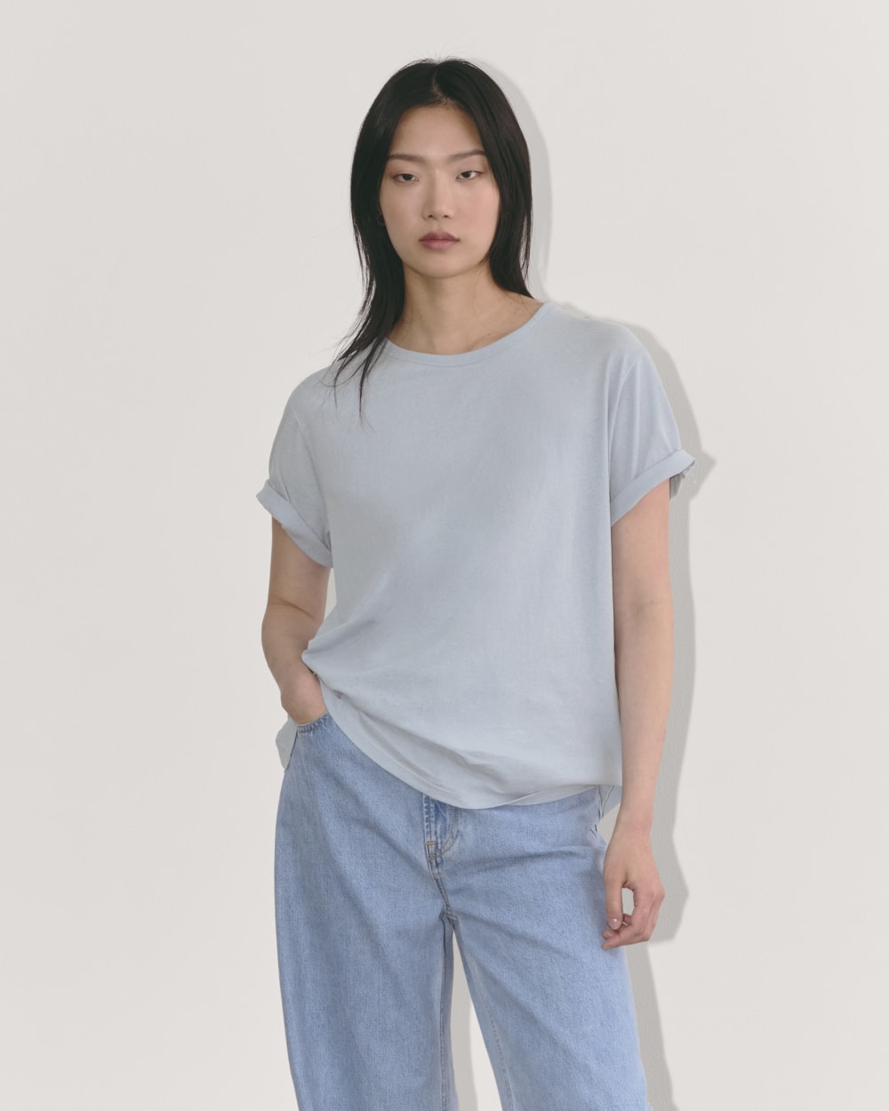 womens-air-oversized-crew-tee-blue-slate | primary