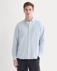 mens-organic-oxford-shirt-summer-sky-stripe | primary