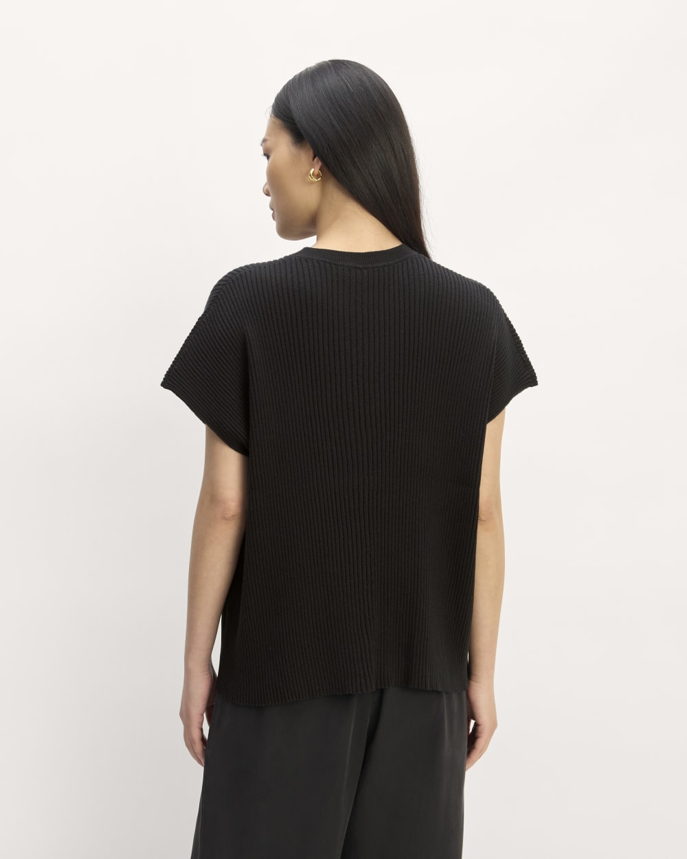 womens-cotton-knit-caftan-top-black