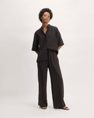 womens-tencel-wide-leg-pant-black | primary