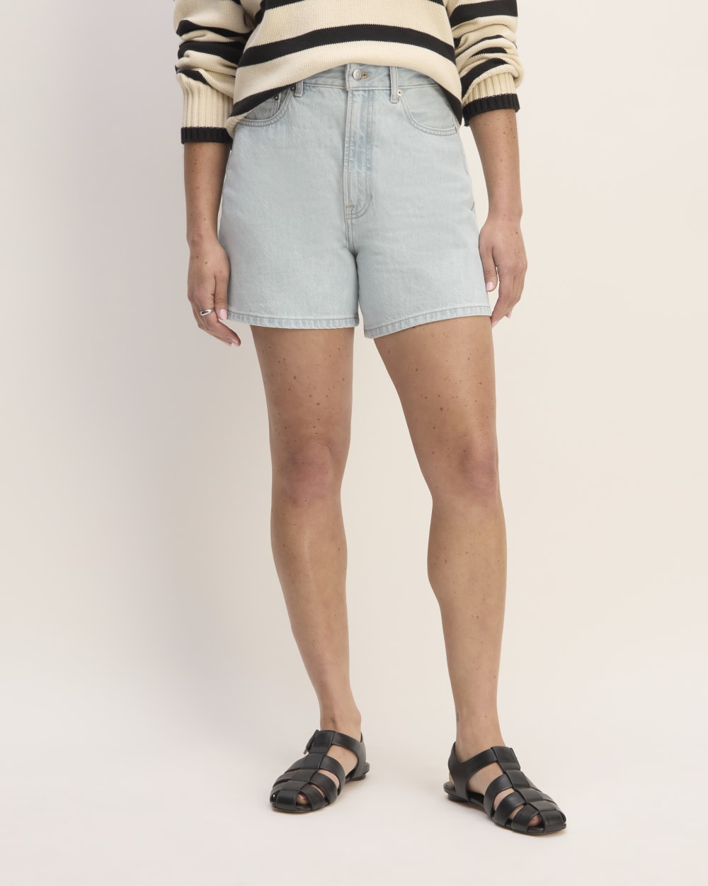womens-a-line-denim-short-spring-blue