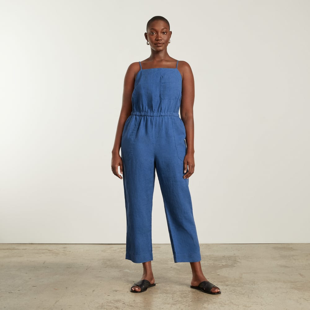 womens-linen-shoestring-jumpsuit-deep-blue