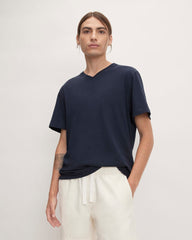 mens-essential-organic-v-tee-uniform-deep-navy | primary