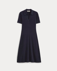 womens-knit-polo-dress-navy | alt