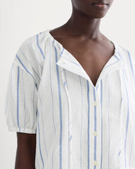 womens-gauze-button-up-bone-dutch-blue