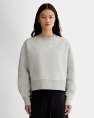 womens-laid-back-fleece-cropped-sweatshirt-heathered-grey | primary