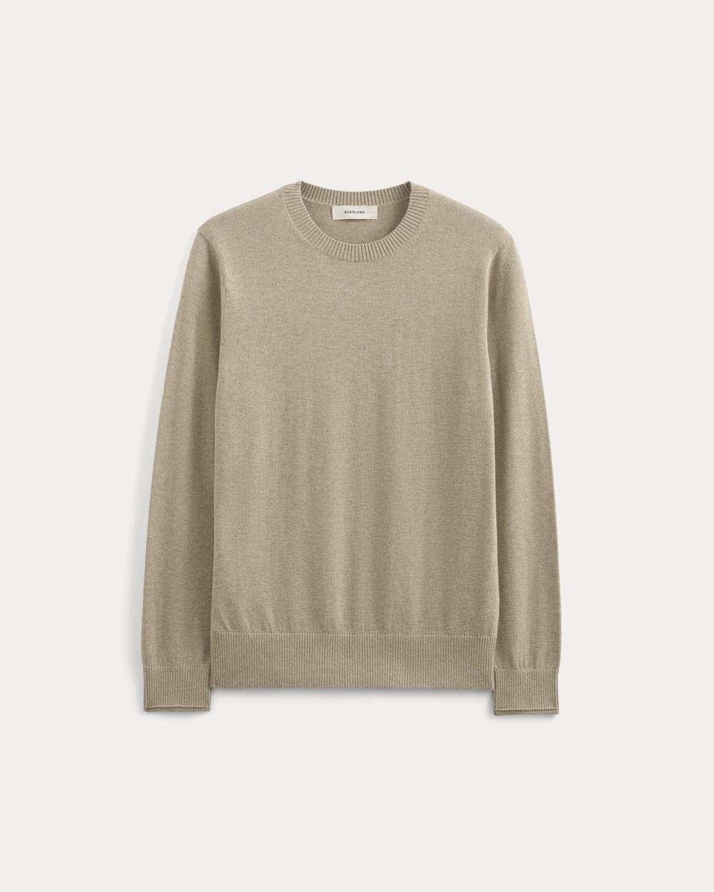 mens-no-sweat-cotton-sweater-heather-oatmeal | alt