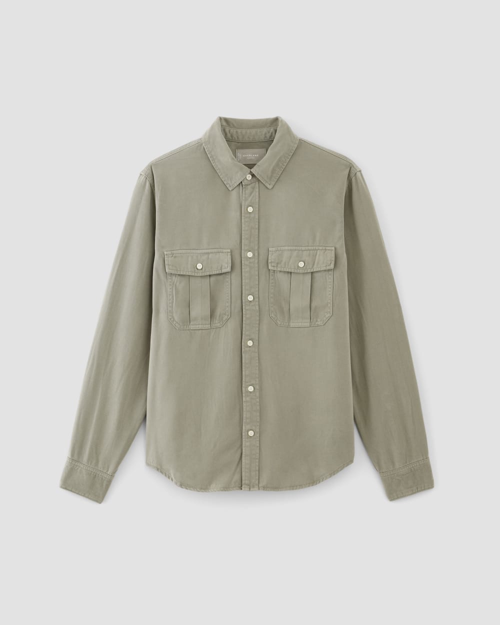 mens-tencel-utility-shirt-jacket-sage-green | alt