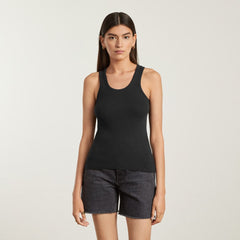 womens-pima-micro-rib-u-tank-black | primary