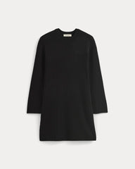 womens-cashmere-long-sleeve-mini-dress-black | alt