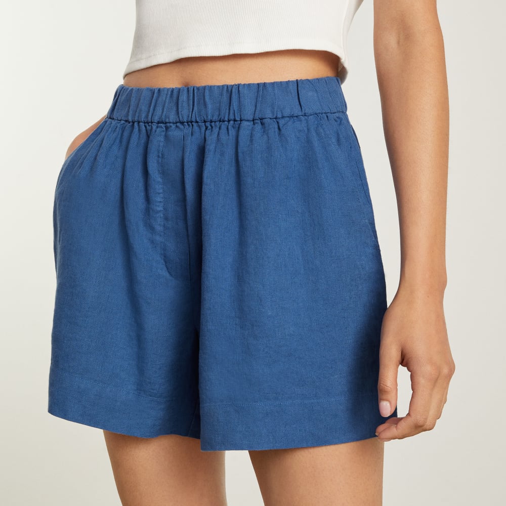 womens-linen-boxer-short-deep-blue