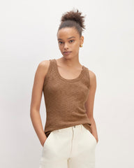 womens-rib-knit-organic-cotton-tank-cocoa-brown | primary