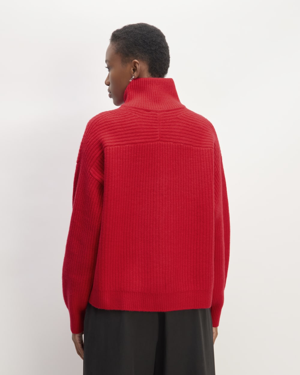 womens-felted-merino-halfzip-sweater-classic-red