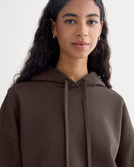 womens-cropped-luxe-fleece-hoodie-dark-chocolate