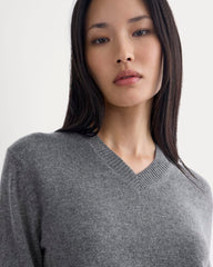 womens-cashmere-cropped-high-v-sweater-heather-charcoal