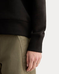 womens-french-terry-relaxed-crewneck-black