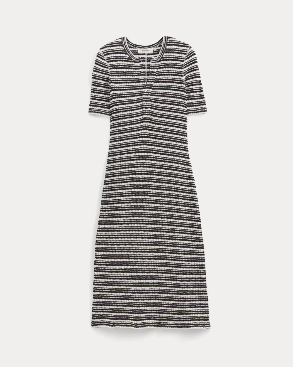 womens-rib-knit-henley-dress-bone-black | alt