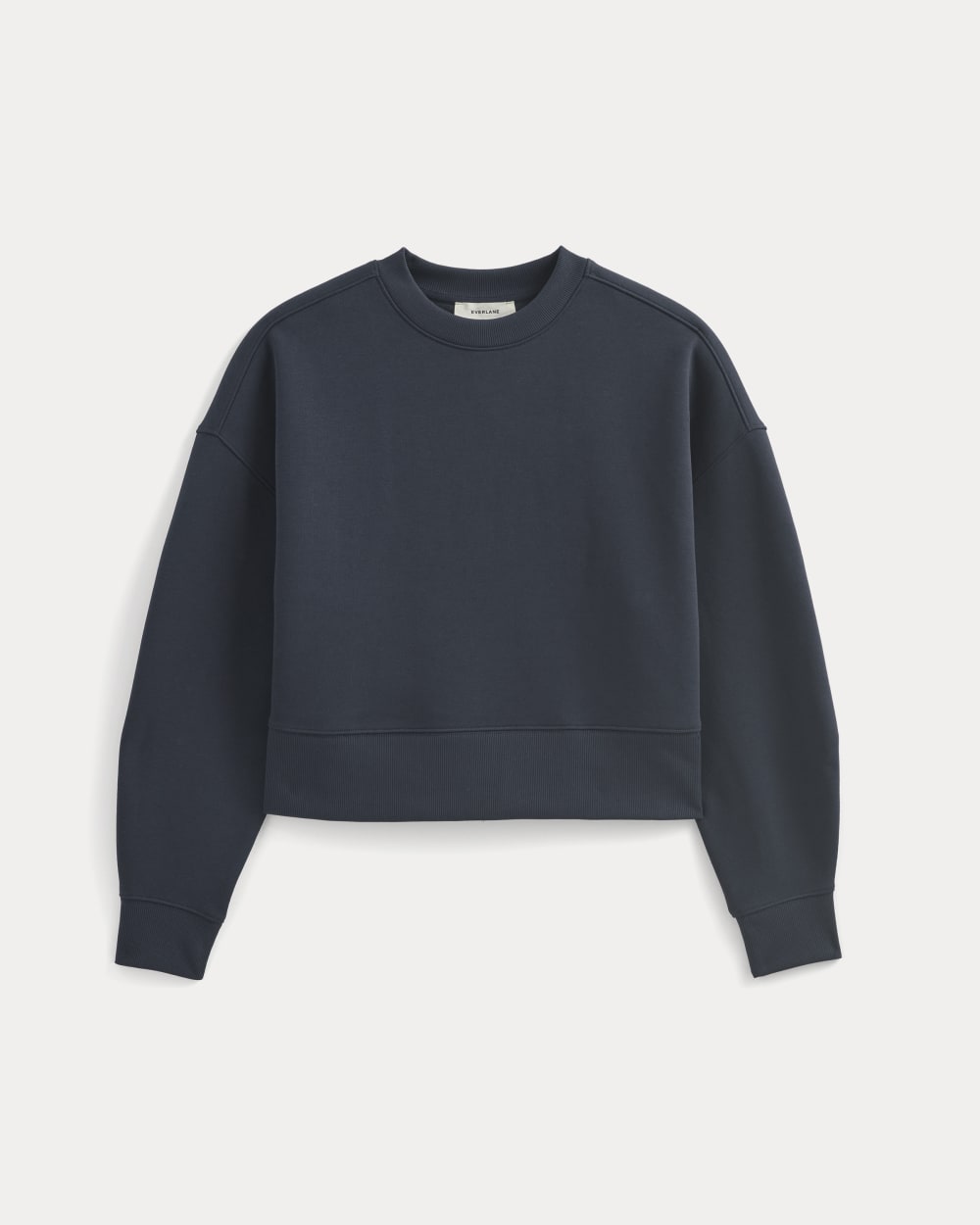 womens-fleece-cropped-crew-sweatshirt-navy | alt