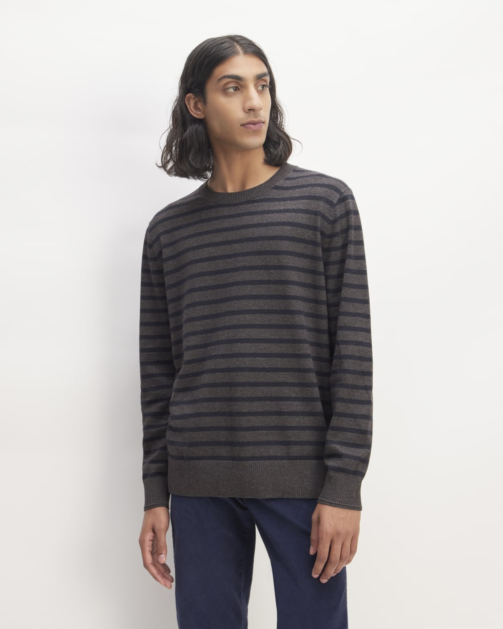 mens-no-sweat-cotton-sweater-heathered-midnight-ash | primary