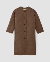 womens-renew-quilted-long-liner-cocoa | alt