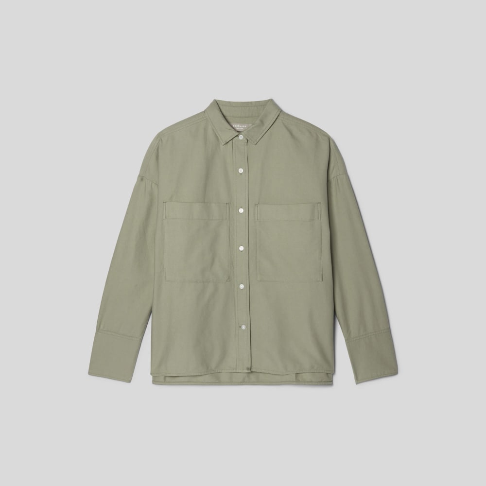 womens-boxy-oxford-seagrass | alt